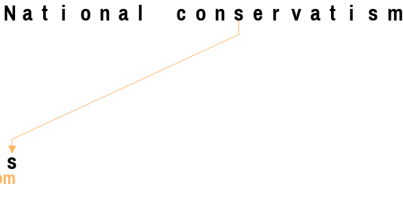 An anagram of 'National conservatism' is 's'