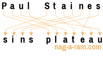 An anagram of 'Paul Staines' is 'sins plateau'